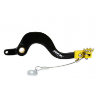 Лост за спирачка RFX Pro FT Rear Brake Lever (Black/Yellow) - Suzuki RMZ250 13-25 / 450 08-25