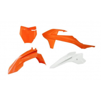 Комплект пластмаси RACETECH Plastic Kit 4 pcs KTM SX 50 16-23 (Orange/White)