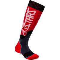 Детски чорапи ALPINESTARS YTH MX PLUS2 RED/WHITE