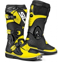 Детски мотокрос ботуши SIDI FLAME BLACK-YELLOW FLOU