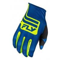 Мотокрос ръкавици FLY RACING Lite L.E. Lancer - Navy/Hi-Vis