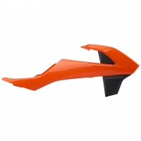 Пластмасови капаци за радиатор Polisport КТМ 65 SX - 2016-21 KTM Orange/Black OEM Color