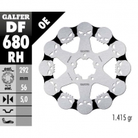 Преден спирачен диск Galfer WAVE SKULL DESIGN FIXED 292x5mm DF680RH