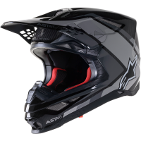 Мотокрос каска ALPINESTARS SM10 Carb BLACK/GRAY
