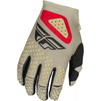 Мотокрос ръкавици FLY RACING Kinetic SYM- Light Grey/Red/Black 2025