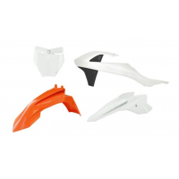 Комплект пластмаси RACETECH Plastic Kit 4 pcs KTM SX 50 16-23 (Orange/White) 85511