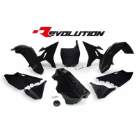 Комплект пластмаси RACETECH Revolution Plastic Kit + Gas Tank (Black) Yamaha YZ125/250 02-19