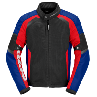 Текстилно мото яке SPIDI TEK NET BLACK/RED/BLUE