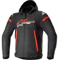 Текстилно мото яке ALPINESTARS Zaca Waterproof BLACK/RED/WHITE
