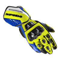 Мото ръкавици SPIDI Carbo track EVO BLUE/YELLOW