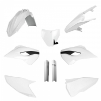 Комплект пластмаси POLISPORT Full Plastic Kit Husqvarna TC/FC (2014) White