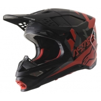 Мотокрос каска ALPINESTARS SM8 Echo BLACK/FLUO GREY/RED