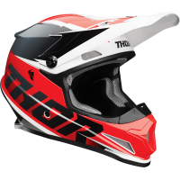 Мотокрос каска THOR SECTOR FADER RED/BLACK