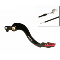 Заден лост за спирачка RFX Pro ST Rear Brake Lever (Hard Anodised Black/Red) - Honda CRF250/450