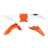 Комплект пластмаси RACETECH Plastic Kit (Orange/White) KTM SX 50 24-25