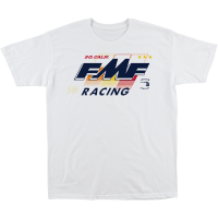 Тениска FMF TEE RETRO WH