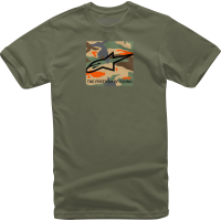 Мото тениска ALPINESTARS TEE FREE CAMO MILITARY