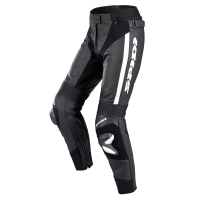 Дамски кожен мото панталон SPIDI  RR PRO 2 Black/White
