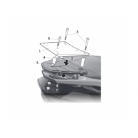 Монтажен комплект за куфари SHAD TOP MASTER KEEWAY SILVERBLADE125'12