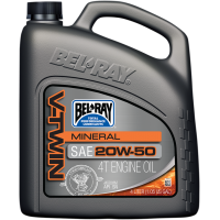 Масло BEL-RAY V-Twin Mineral 4T 20W-50 - 4 Литър