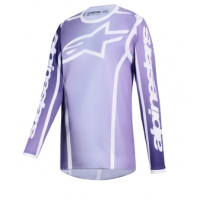 Дамско мотокрос джърси Alpinestars FLUID APEX VIOLET/WHIТЕ