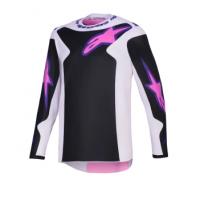 Мотокрос джърси Alpinestars FLUID GRID BLACK/GREY/PURPLE