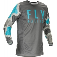Мотокрос блуза FLY RACING KINETIC K221-BLUE/GREY