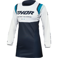 Дамско мотокрос джърси THOR WOMEN'S PULSE REV Blue, White