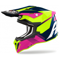Мотокрос каска AIROH STRYCKER BLAZER BLUE PINK GLOSS