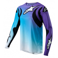 Дамско мотокрос джърси ALPINESTARS Stella FLUID WHT/TURQ