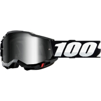 Мотокрос очила 100% ACCURI2 BLACK-MIRROR SILVER