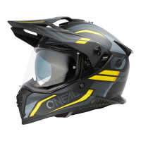 Каска O'NEAL A-SRS SPIKE BLACK/GRAY/YELLOW