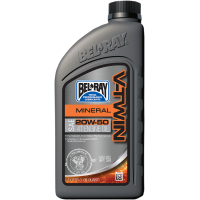Масло BEL-RAY V-Twin Mineral 4T 20W-50 - 1 Литър