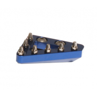 Резервен връх за лост за спирачка RFX Pro Replacement CNC Solid Rear Brake Lever Tip (Blue)