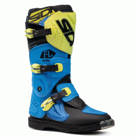 Детски мотокрос ботуши SIDI FLAME LIGHT BLUE/LIME