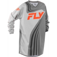 Детска мотокрос блуза FLY RACING F-16 Riding - Grey/Orange 2025