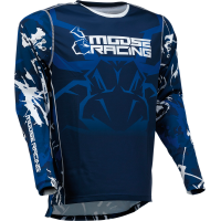 Мотокрос блуза MOOSE RACING AGROID BLUE/WHITE