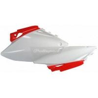 Странични панели Polisport за HONDA CRF450R -2007-08 RED/WHITE
