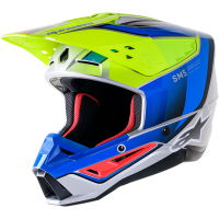 Мотокрос каска ALPINESTARS SM5 SAIL YLW/BL