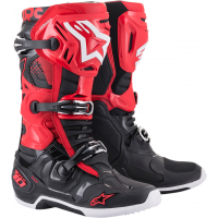 Мотокрос ботуши ALPINESTARS TECH 10-BLACK/WHITE/RED