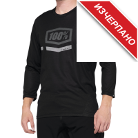 Вело джърси 100% AIRMATIC 3/4 SLEEVE BLACK