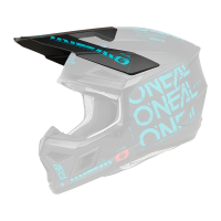Козирка за каска O'NEAL 3SRS STATIC BLACK/TEAL