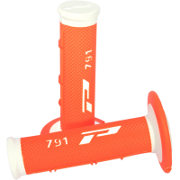 Мотокрос ръкохватки PROGRIP Triple Density 791 WHITE/ORANGE