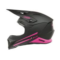 Детска каска O'NEAL 1SERIES SOLID BLACK/PINK V.25