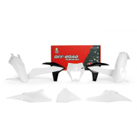 Комплект пластмаси RACETECH Plastic Kit White/Black KTM 20-23