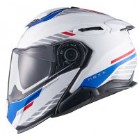 Каска NEXX X.LIFETOUR FLIP UP GLOBE WHITE BLUE