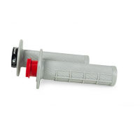 Ръкохватки RACETECH R20 Lock On Grips Half Waffle BETA 21 (Grey)