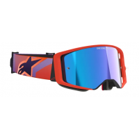 Мотокрос очила ALPINESTARS SUPERTECH VISION CORP CORAL/PURPLE MIRROR BLUE