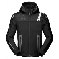 Текстилно мото яке SPIDI HOODIE WARRIOR BLACK/WHITE