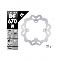 Заден спирачен диск Galfer WAVE FIXED  DISC WAVE FIXED 240x4mm DF670W